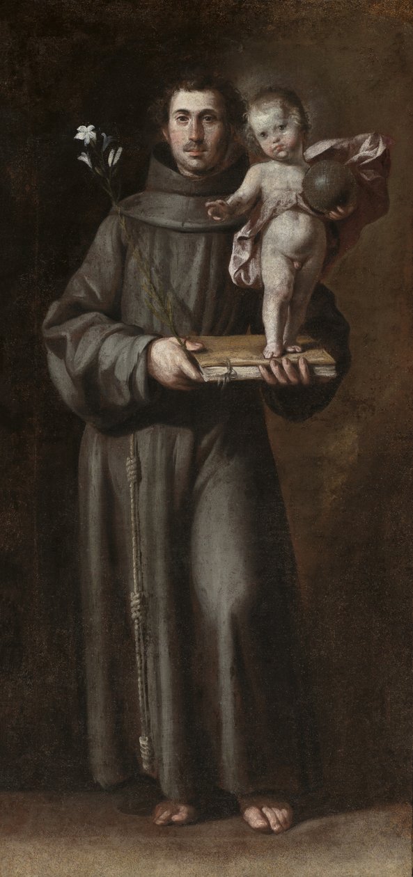 Sankt Antonius av Padua av Antonio del Castillo y Saavedra