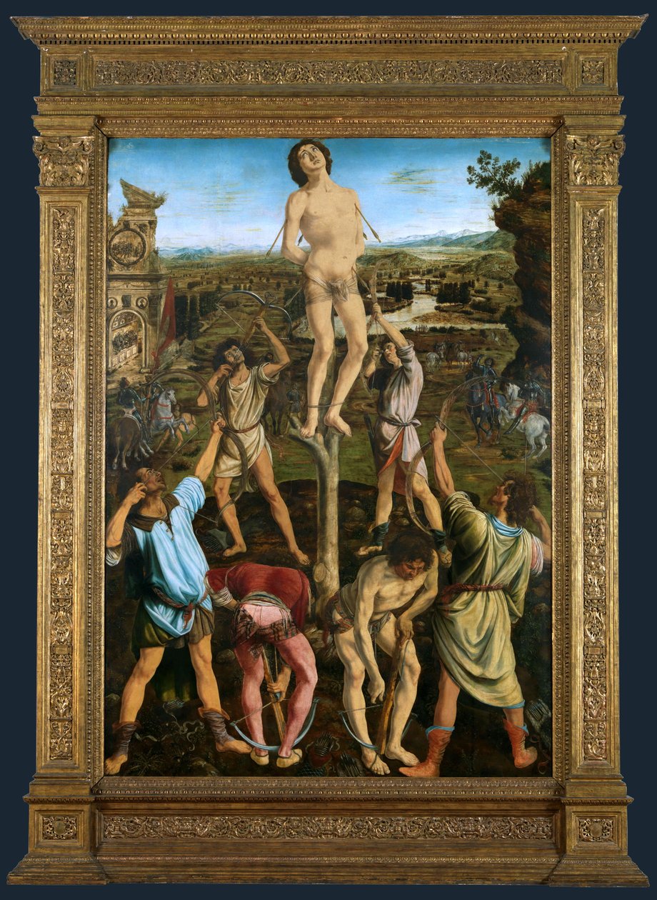 Martirio di san Sebastiano av Antonio del Pollaiolo