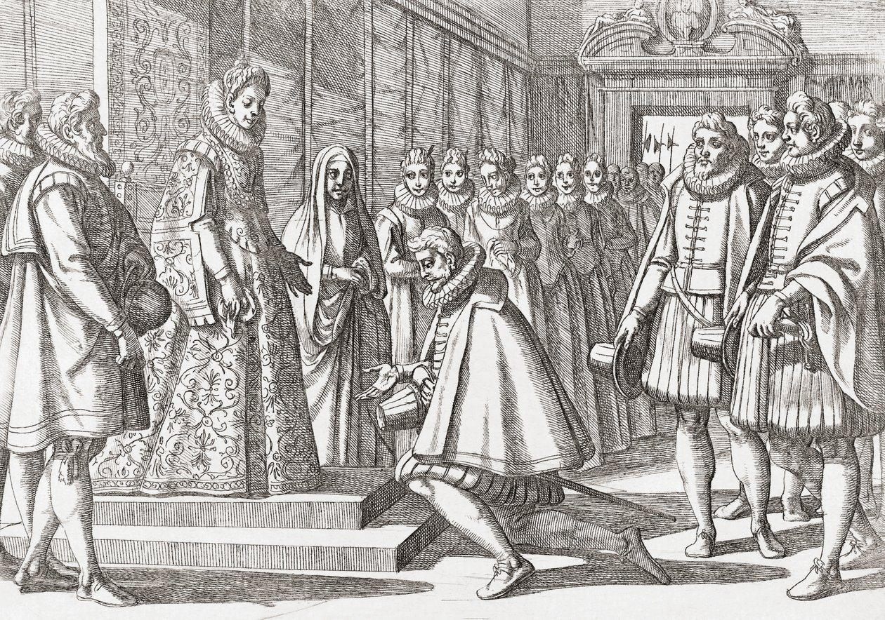 Filip III, kung av Spanien före Margareta av Österrike av Antonio (after) Tempesta