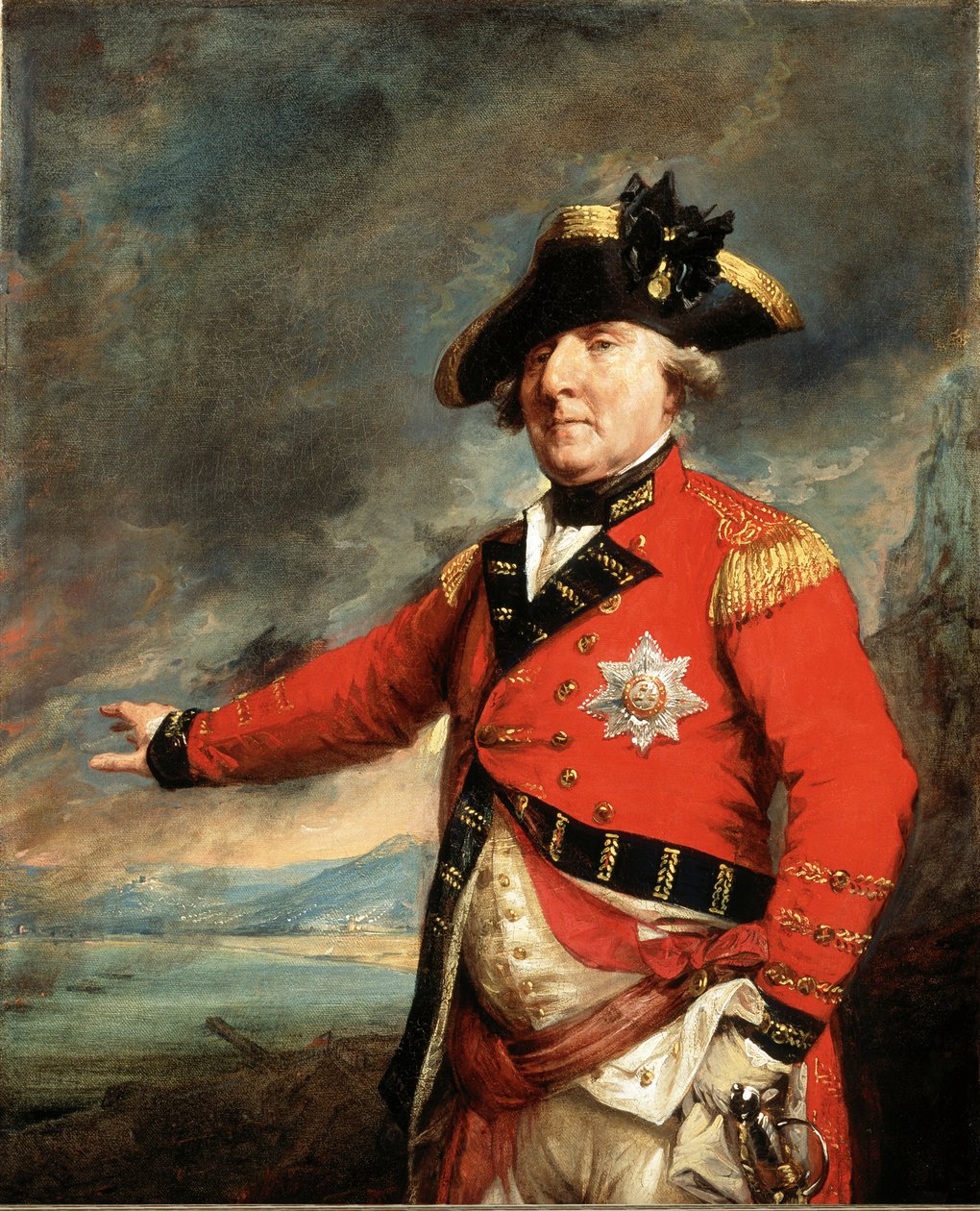 General George Augustus Eliott (senare 1:e baron Heathfield) av Antonio (attr.to) Poggi