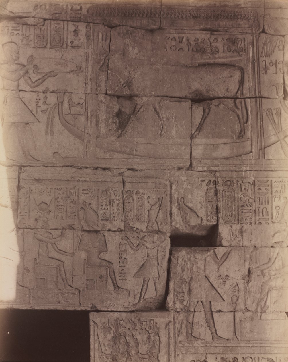 Deir el-Medineh, helig pråm av Antonio Beato