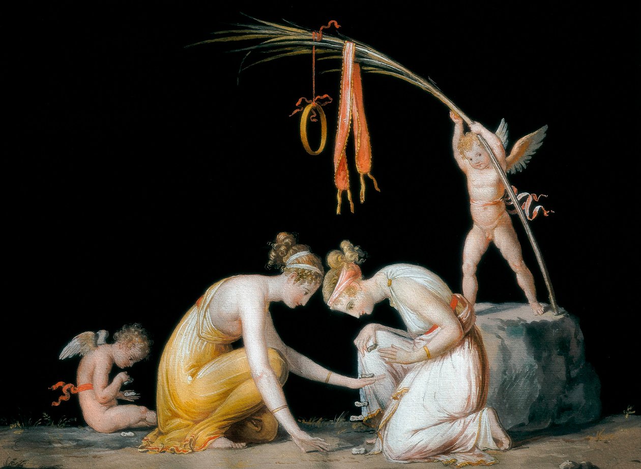 Astragals spelare av Antonio Canova
