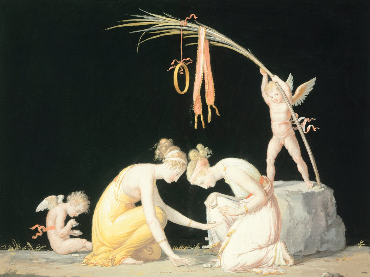 Astragals Players, ca 1799 (akvarell) av Antonio Canova