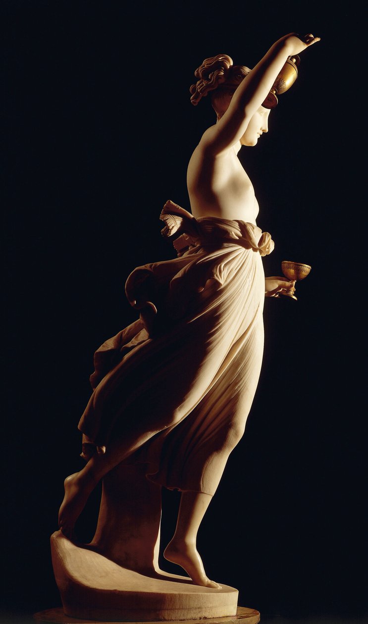 Hebe av Antonio Canova (1757-1822), marmorstaty av Antonio Canova