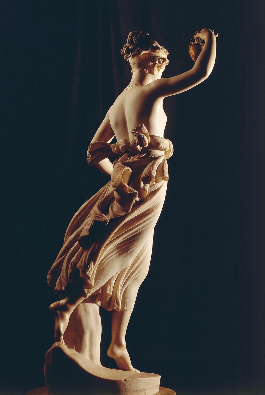 Hebe av Antonio Canova (1757-1822), marmorstaty av Antonio Canova
