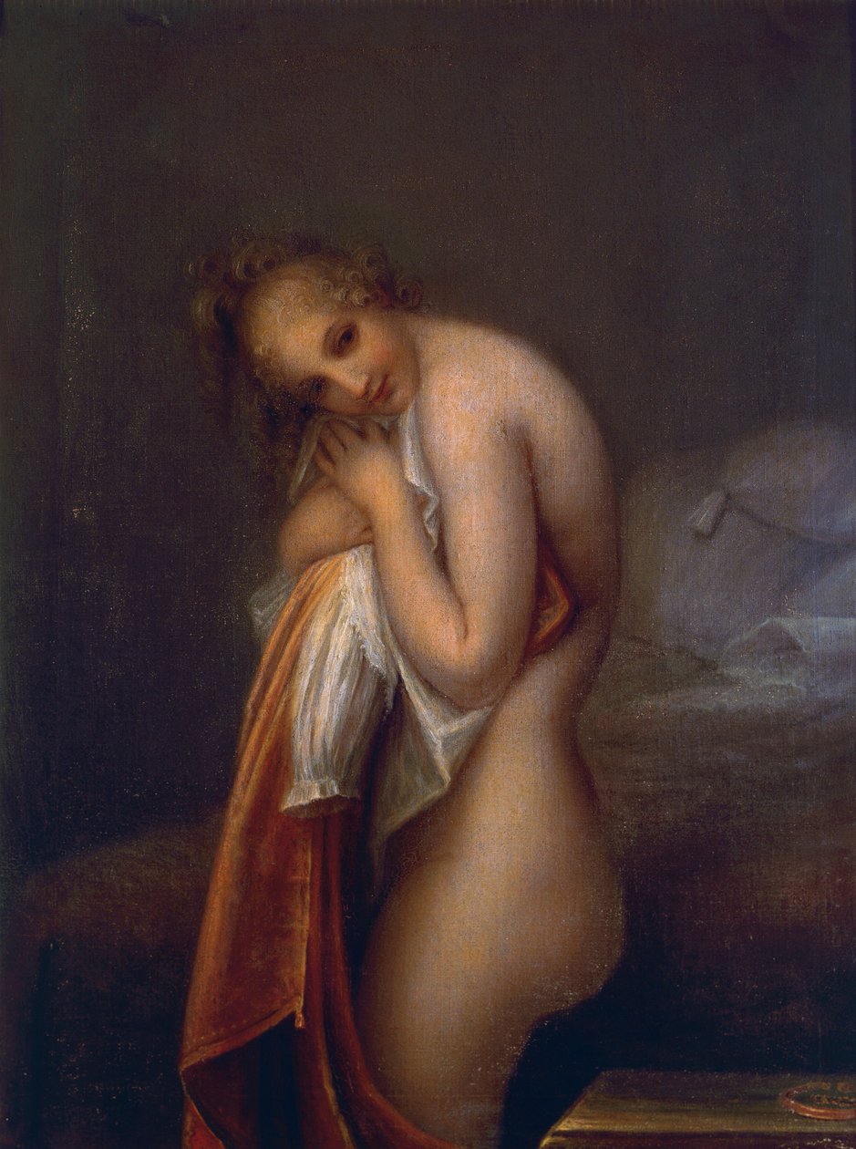 Surprise, av Antonio Canova (1757-1822), olja på duk av Antonio Canova