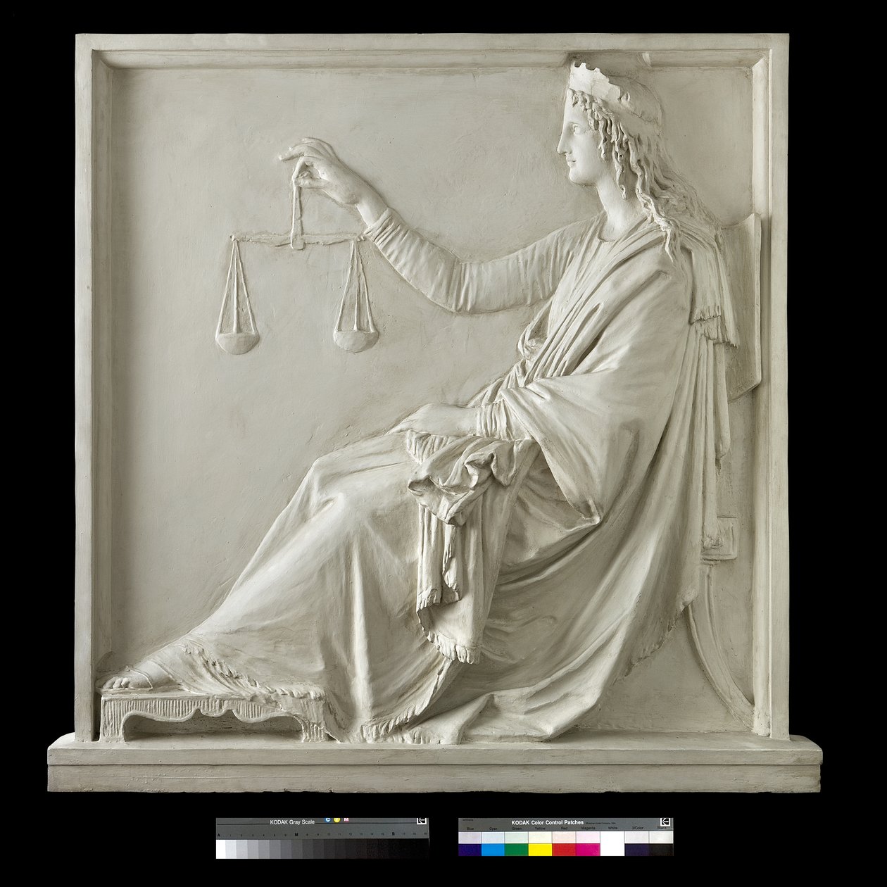 Rättvisan, 1793 (gips) av Antonio Canova