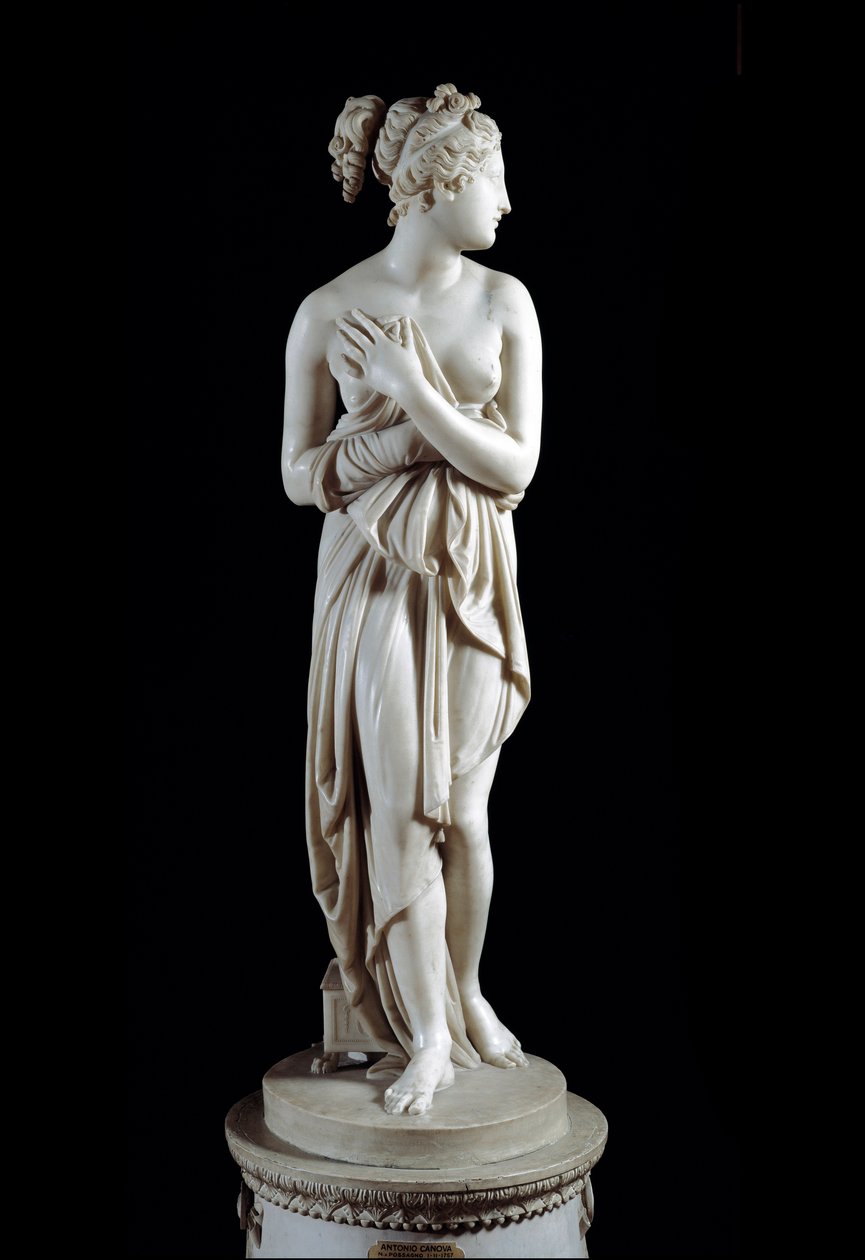 Venere Italica (Venus) - Marmorstaty (h. 172 cm), av Antonio Canova (1757 - 1822) av Antonio Canova