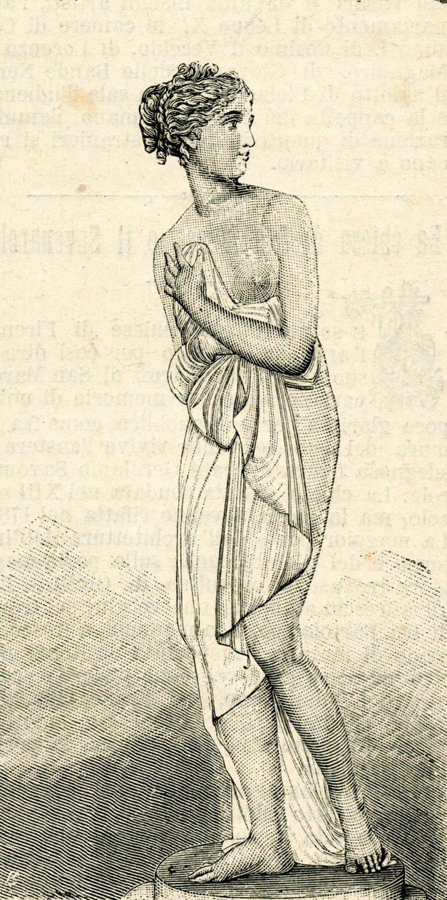 Venus Italica, av Antonio Canova (1757-1822), Galleria Palatina, Florens, Toscana, Italien av Antonio Canova