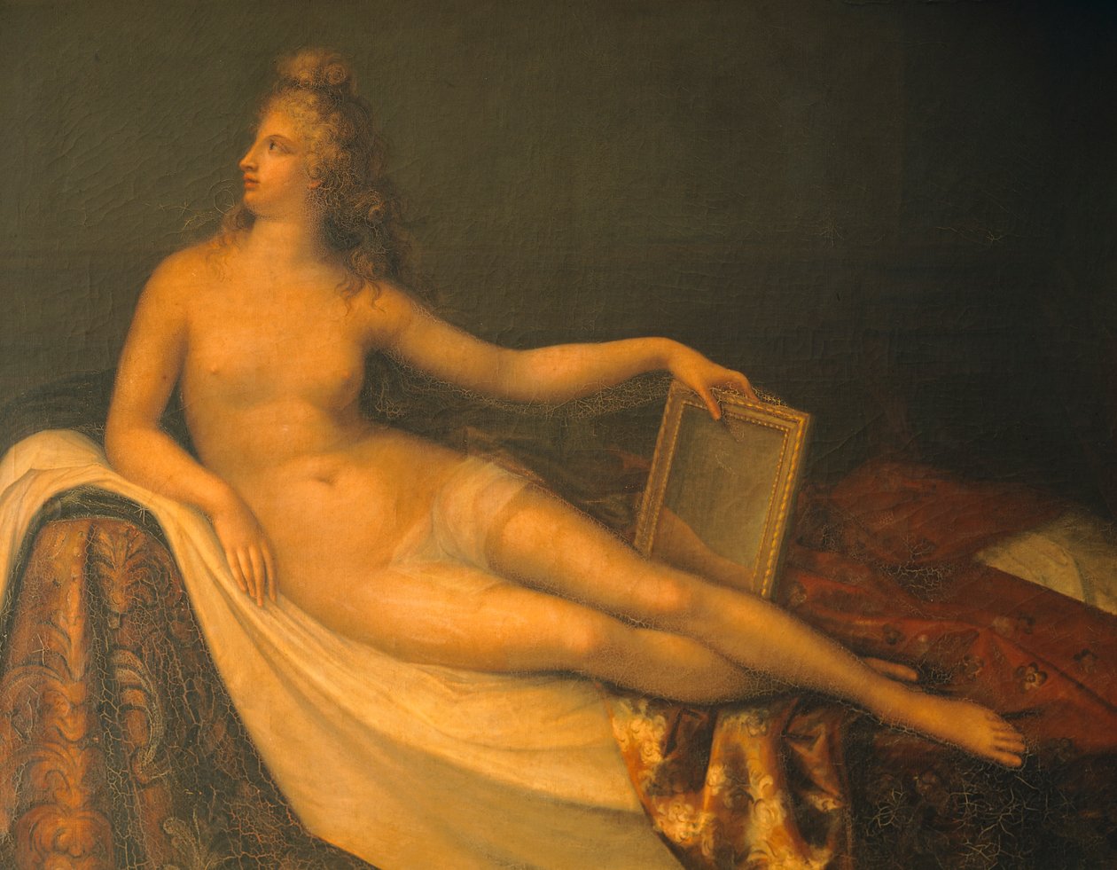 Venus med spegel av Antonio Canova (1757-1822), olja på duk av Antonio Canova