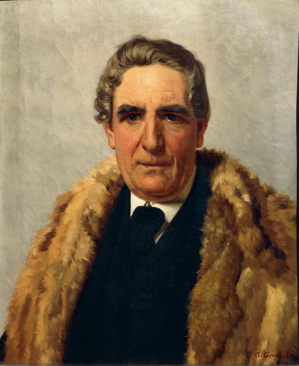 Porträtt av Domenico Guerrazzi (Livorno av Antonio Ciseri