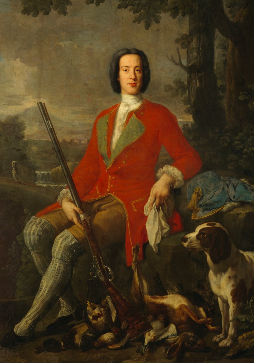 William Howard, Viscount Andover, ca 1735 (olja på duk) av Antonio David