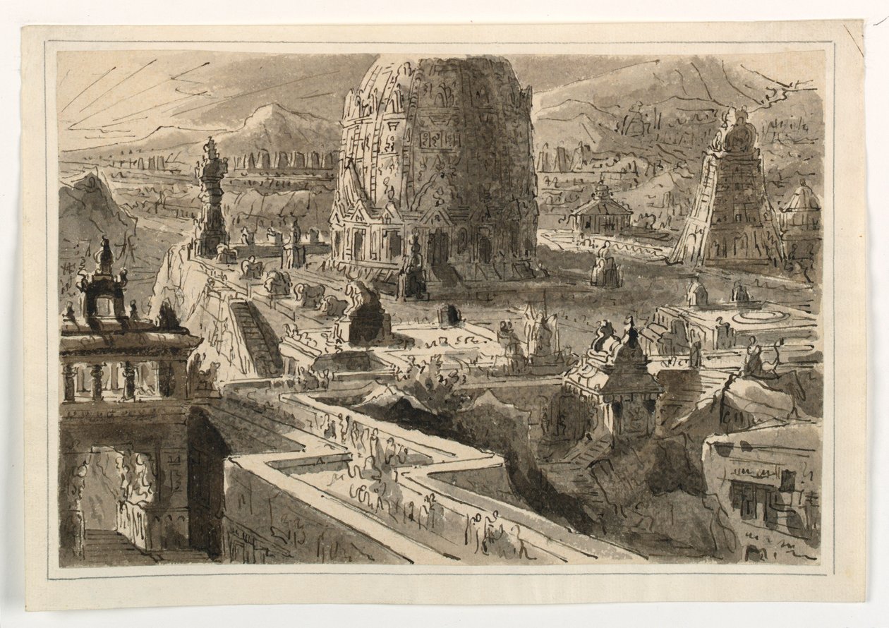 Scenografi, Oriental Town av Antonio Giuseppe Basoli