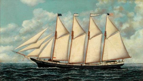 Skonaren Dorothy Belle av Antonio Jacobsen