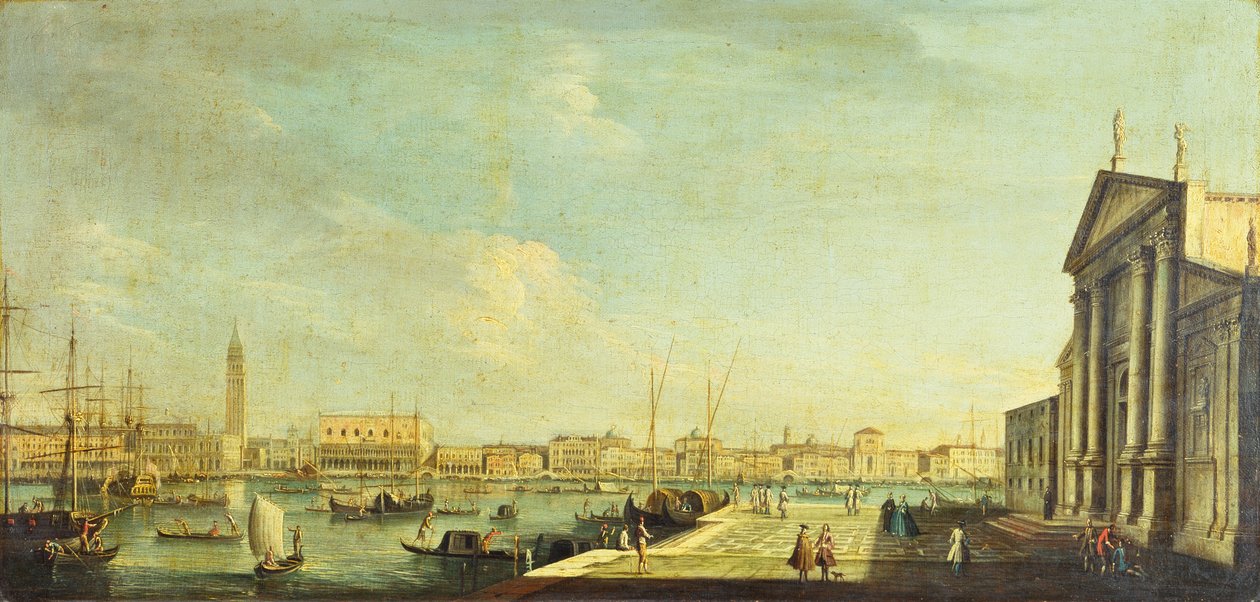 Bacino di San Marco, Venedig (olja på duk) av Antonio Joli