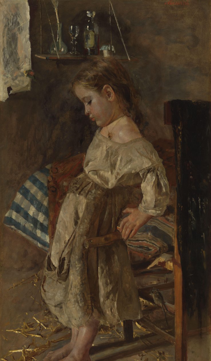det stackars barnet av Antonio Mancini
