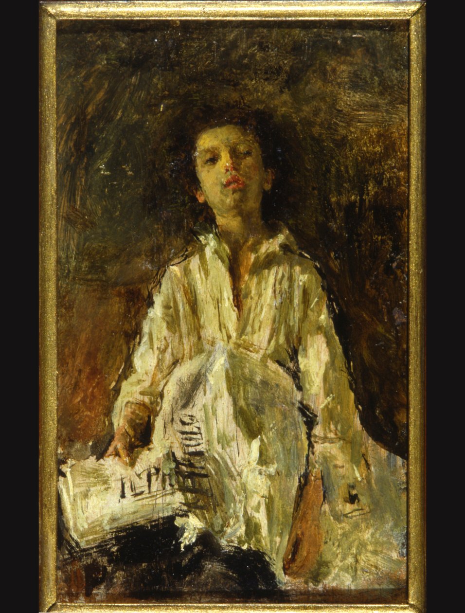 Tidningspojke av Antonio Mancini