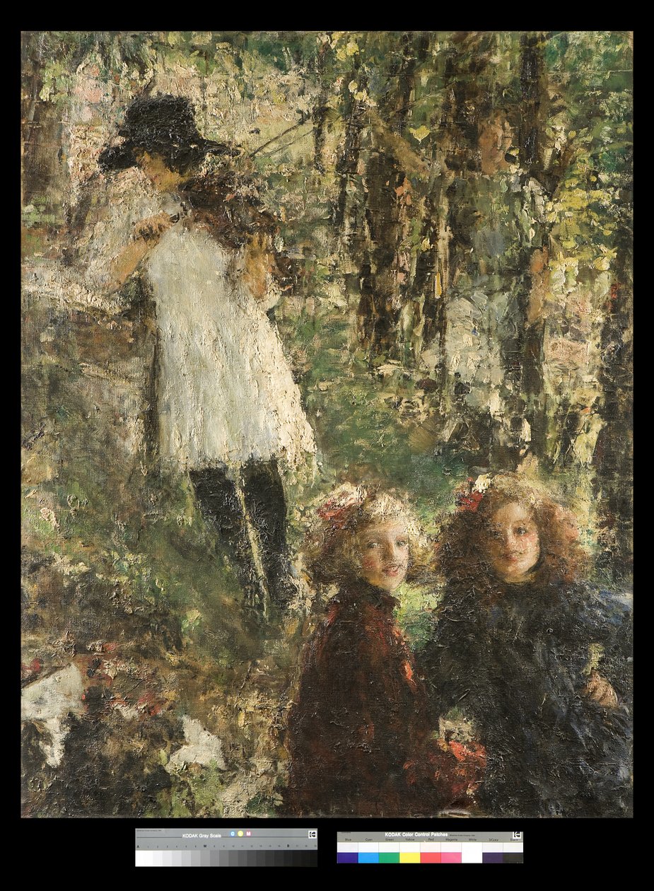 Reflektioner, 1918-20 av Antonio Mancini