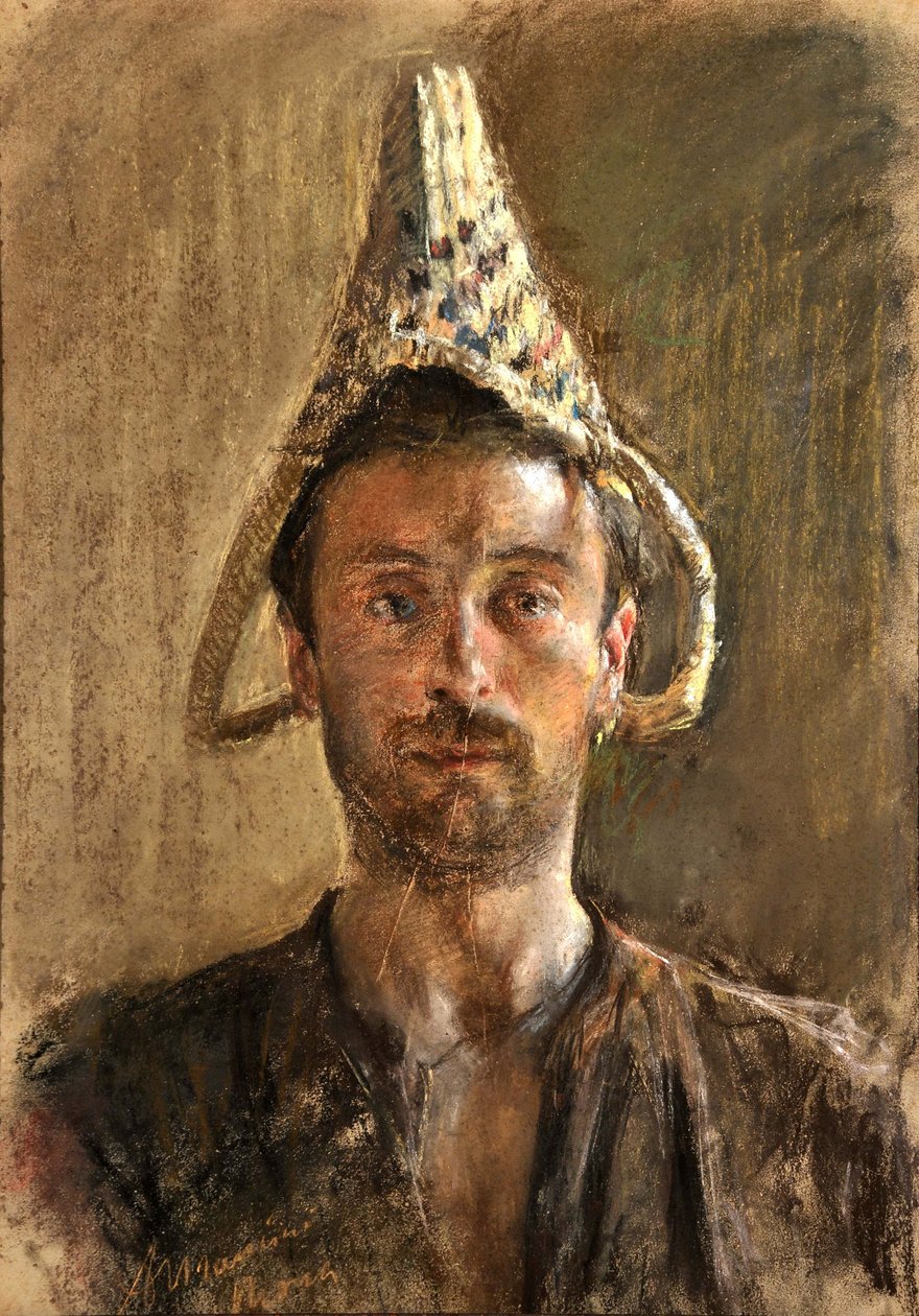 Självporträtt, 1880. av Antonio Mancini