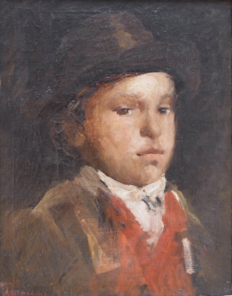 Herdepojken, ca 1867 (olja på duk) av Antonio Mancini