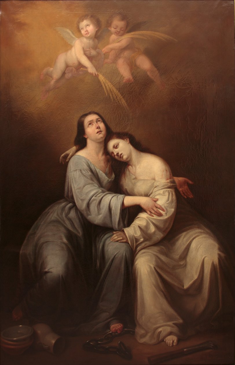 Saint Justa och Saint Rufina av Antonio María Esquivel