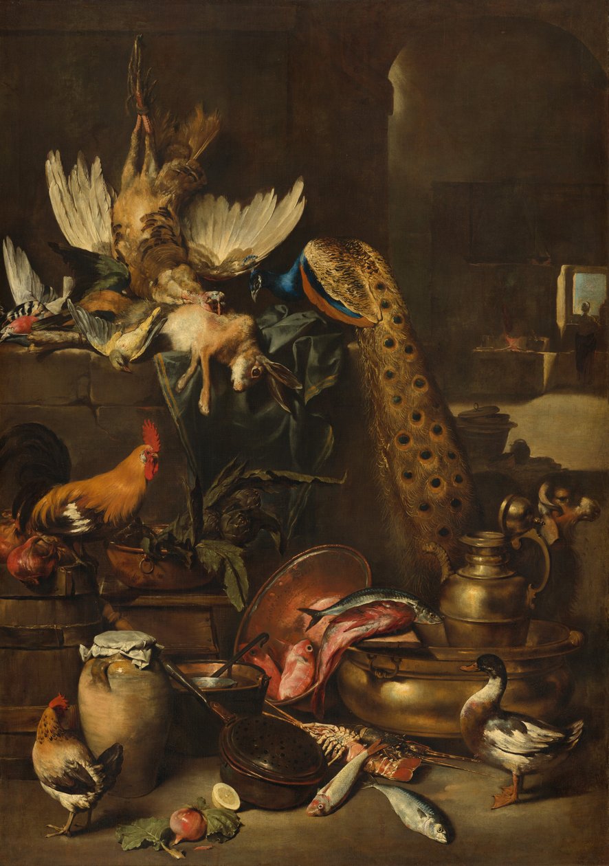 The Larder, förmodligen ca. 16501660. av Antonio Maria Vassallo