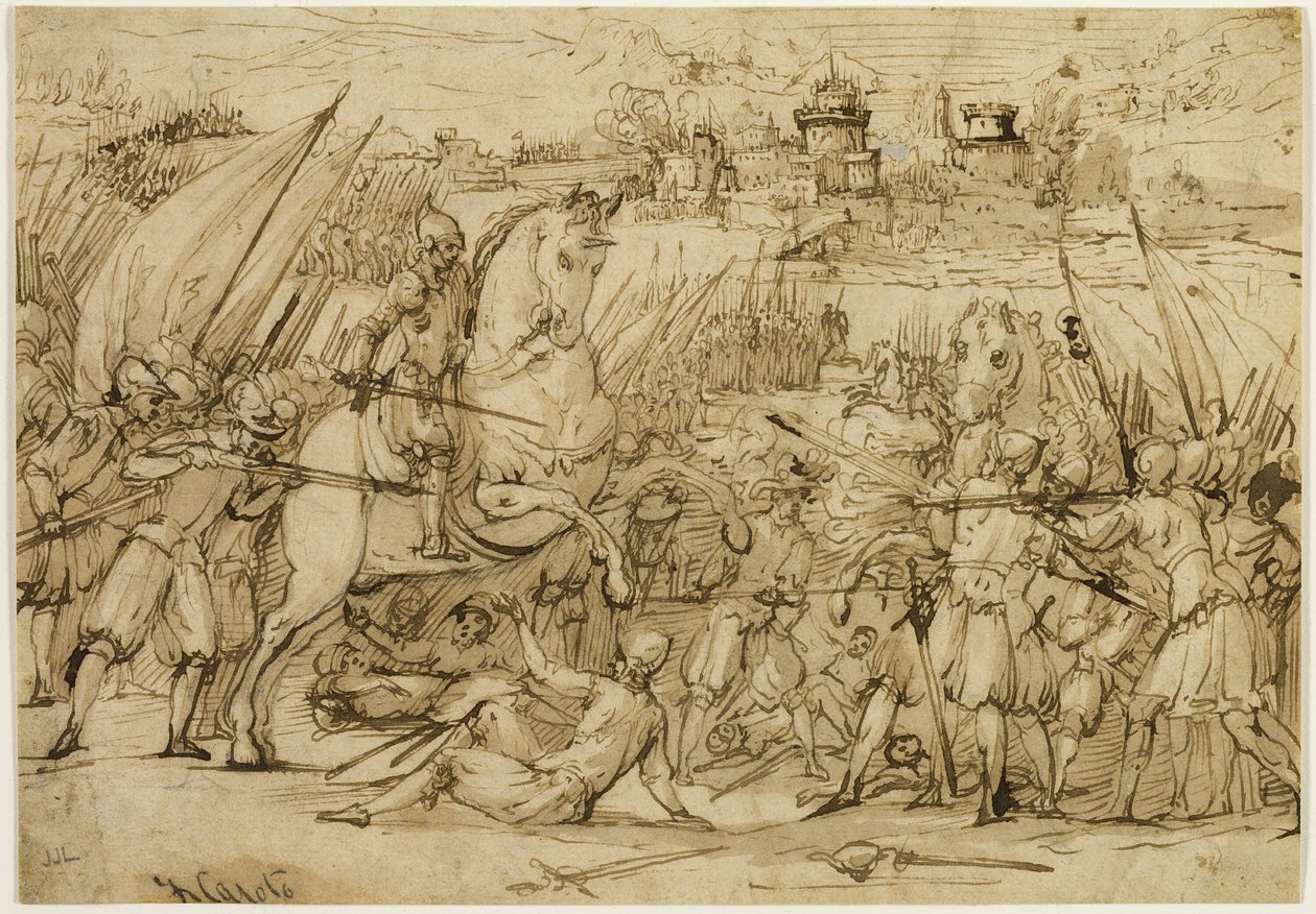 Slagscen av Antonio Maria Viani