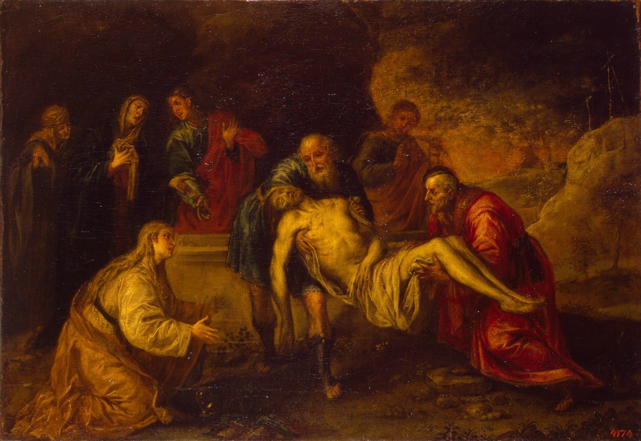 Kristi gravläggning, mellan 1640 och 1650 av Antonio Pereda y Salgado de