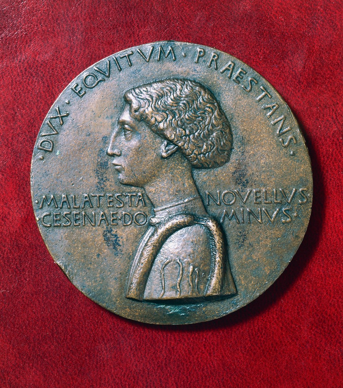 Medalj av Domenico Novello Malatesta (1418-1465) av Antonio Pisanello