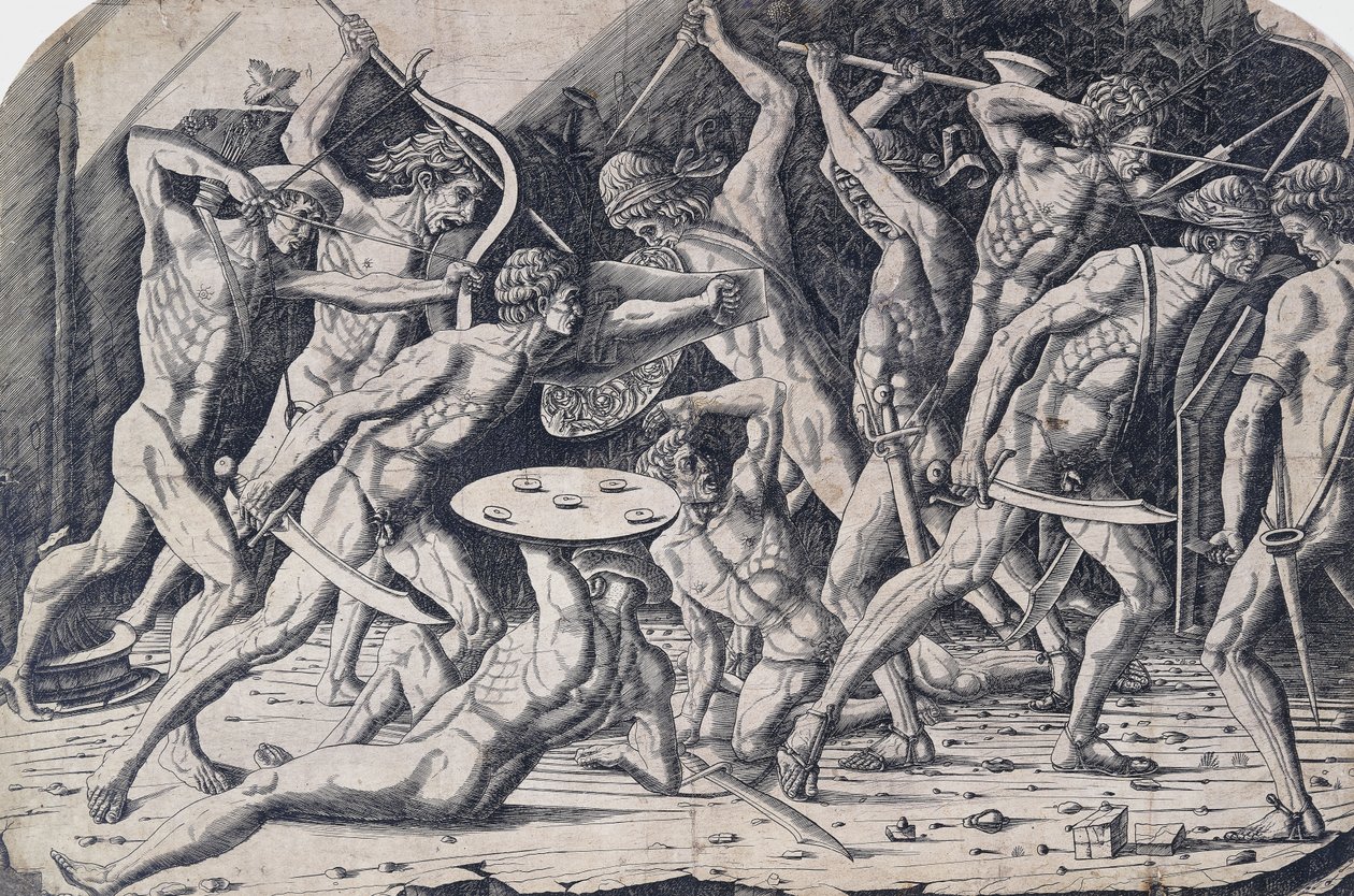 Herkules och jättarna, c.1475-80 av Antonio Pollaiuolo