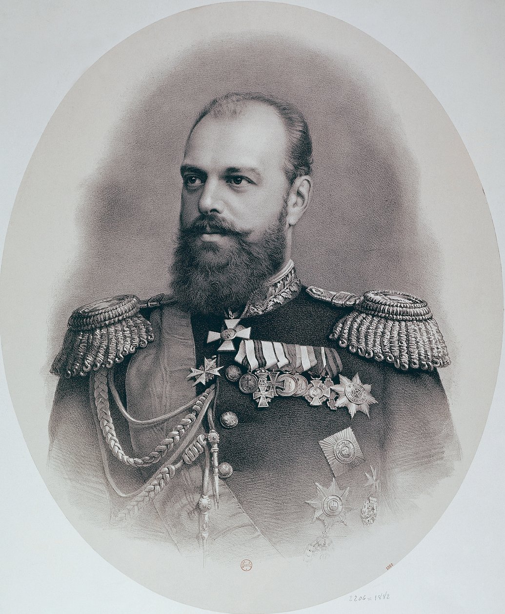 Kung Charles Albert i Porto (Turin av Antonio Puccinelli