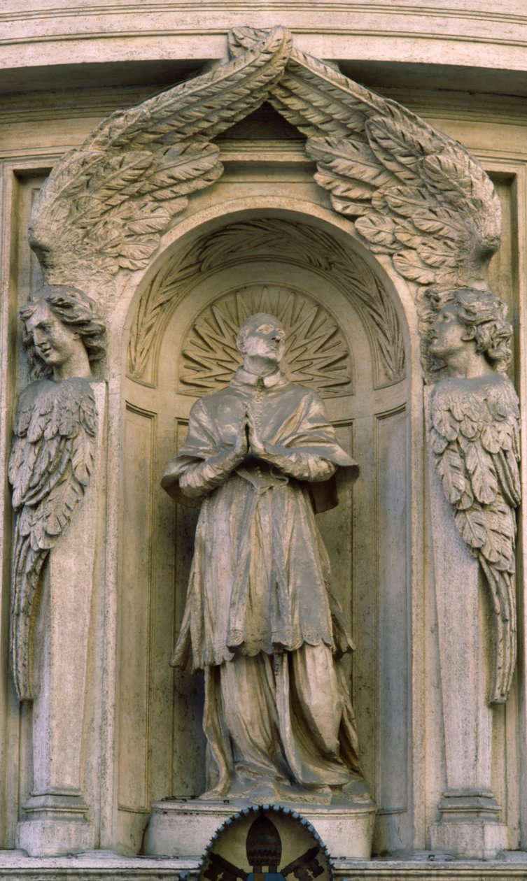St Carlo Borromeo i bön av Antonio Raggi