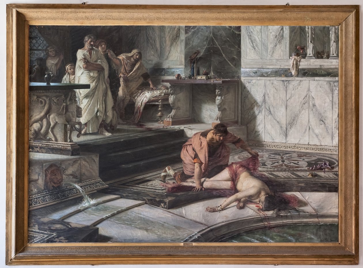 Nero och Agrippina av Antonio Rizzi
