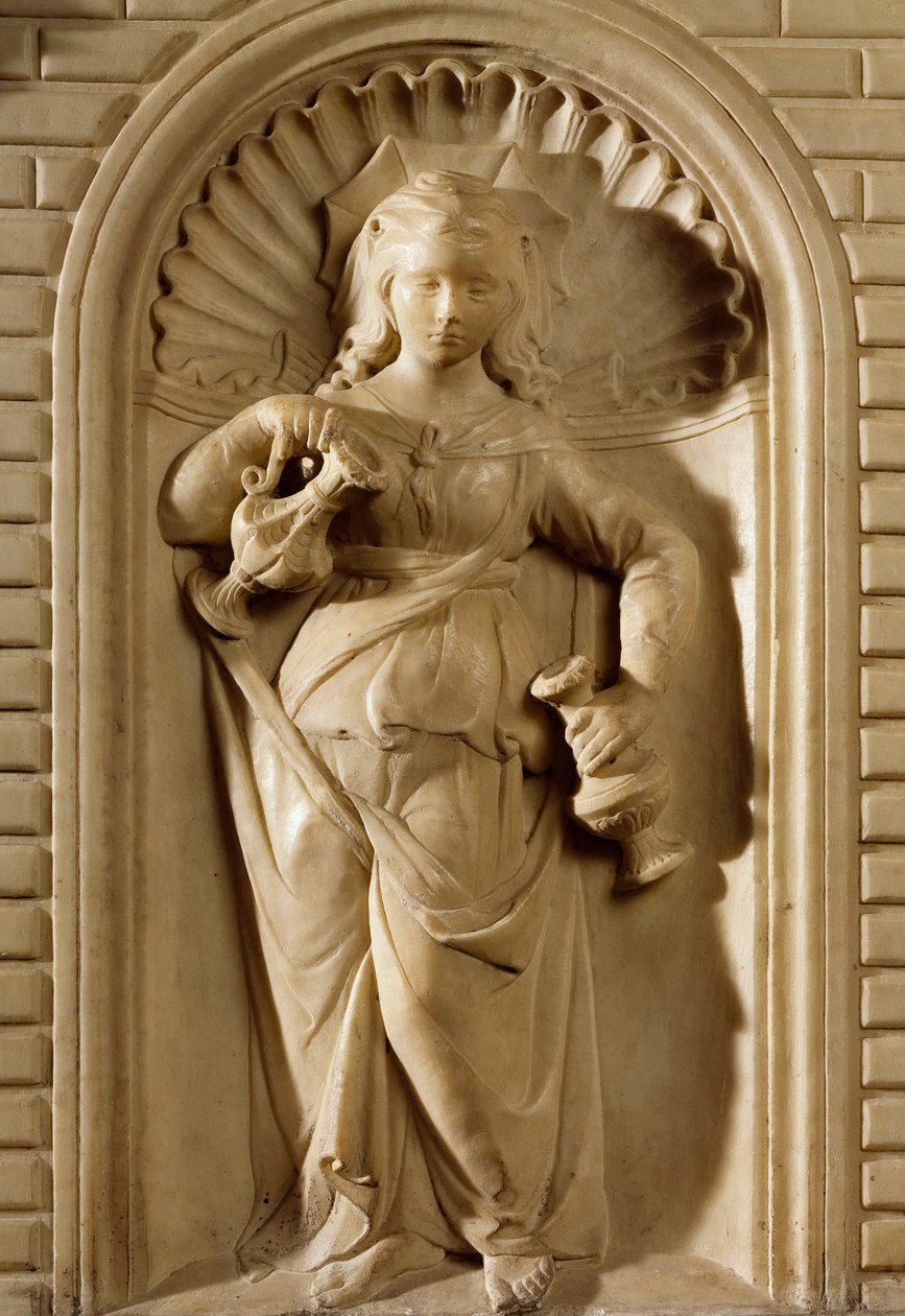 Begravningsmonument över den heliga Marcolino Amanni av Antonio Rossellino