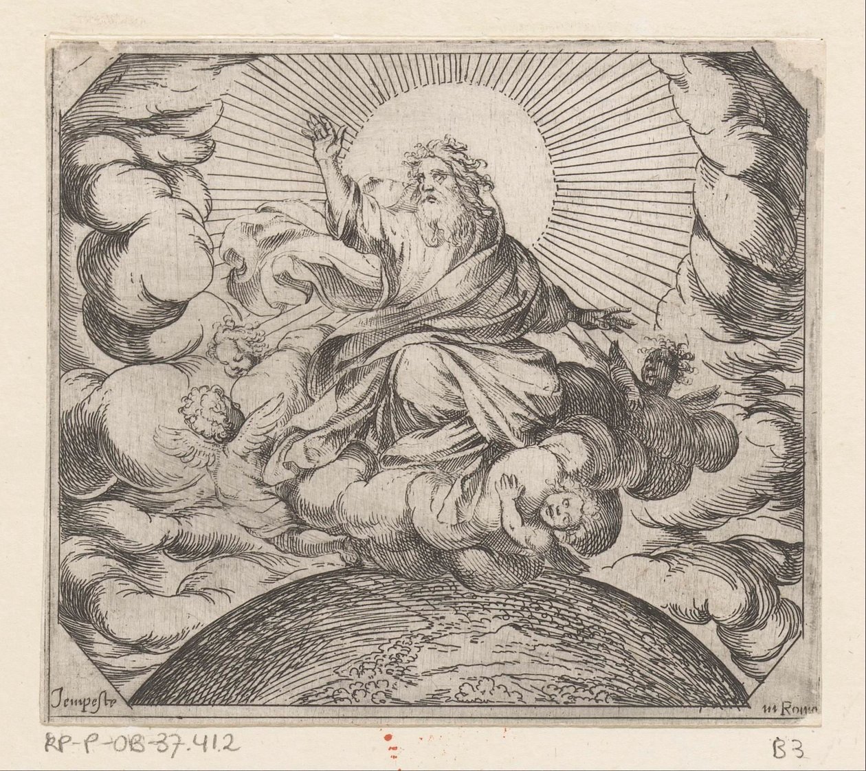 Gud skiljer land och vatten åt The Creation (serietitel) av Antonio Tempesta
