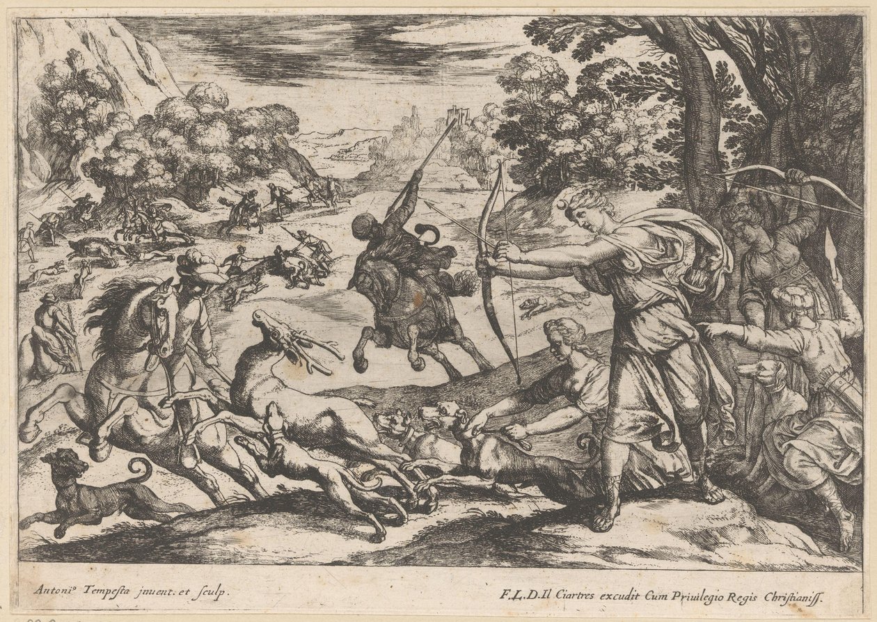 Rådjursjakt Jaktscener (del 5) (serietitel) av Antonio Tempesta