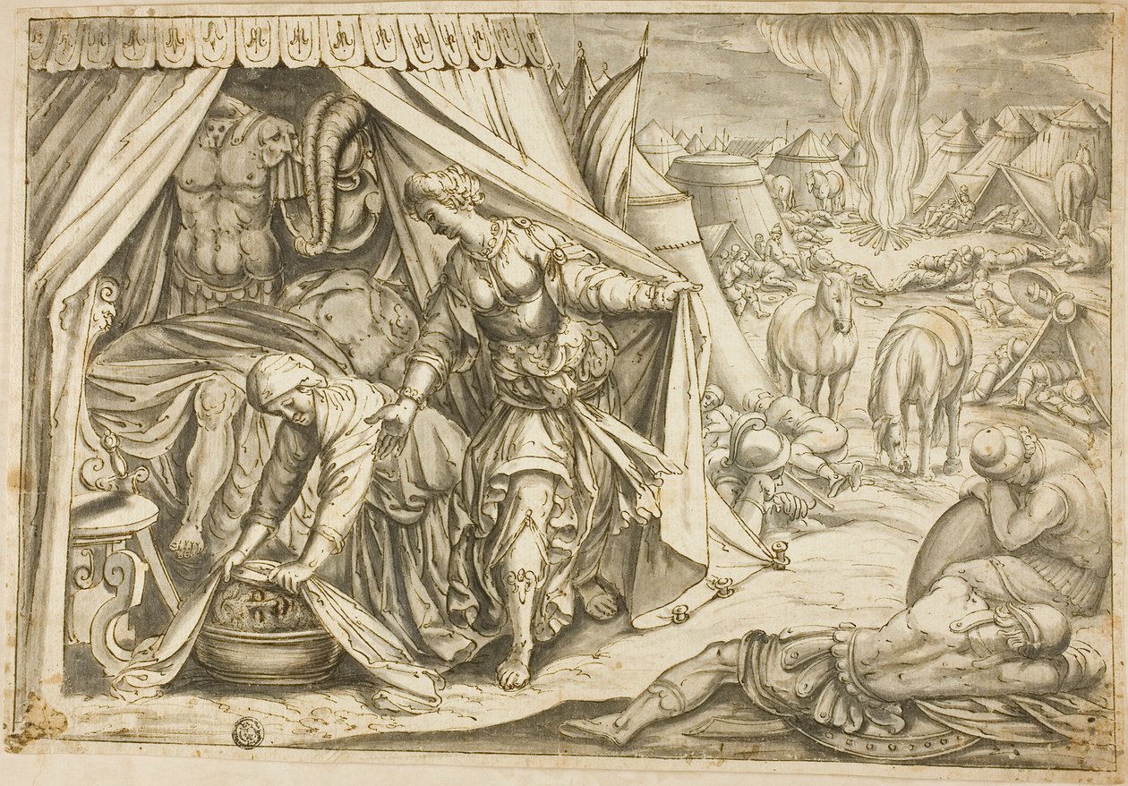 Judith och Holofernes av Antonio Tempesta