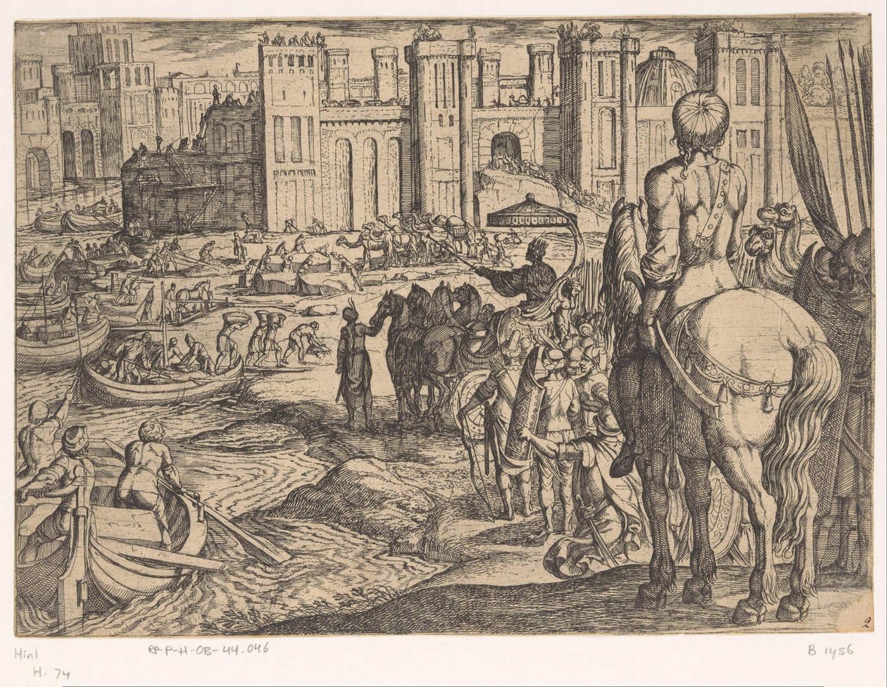 Babylons murar av Antonio Tempesta