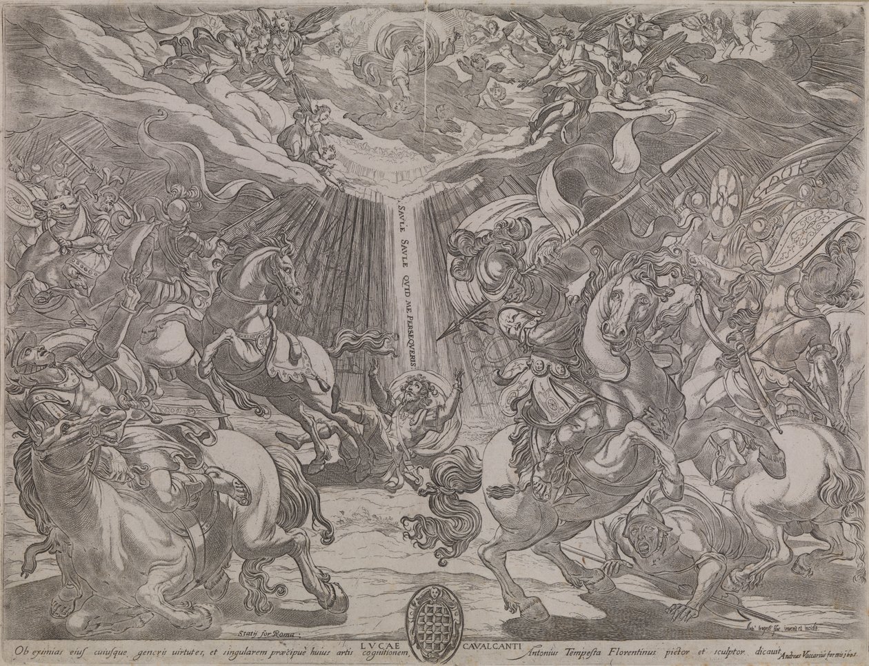 Paulus omvändelse av Antonio Tempesta