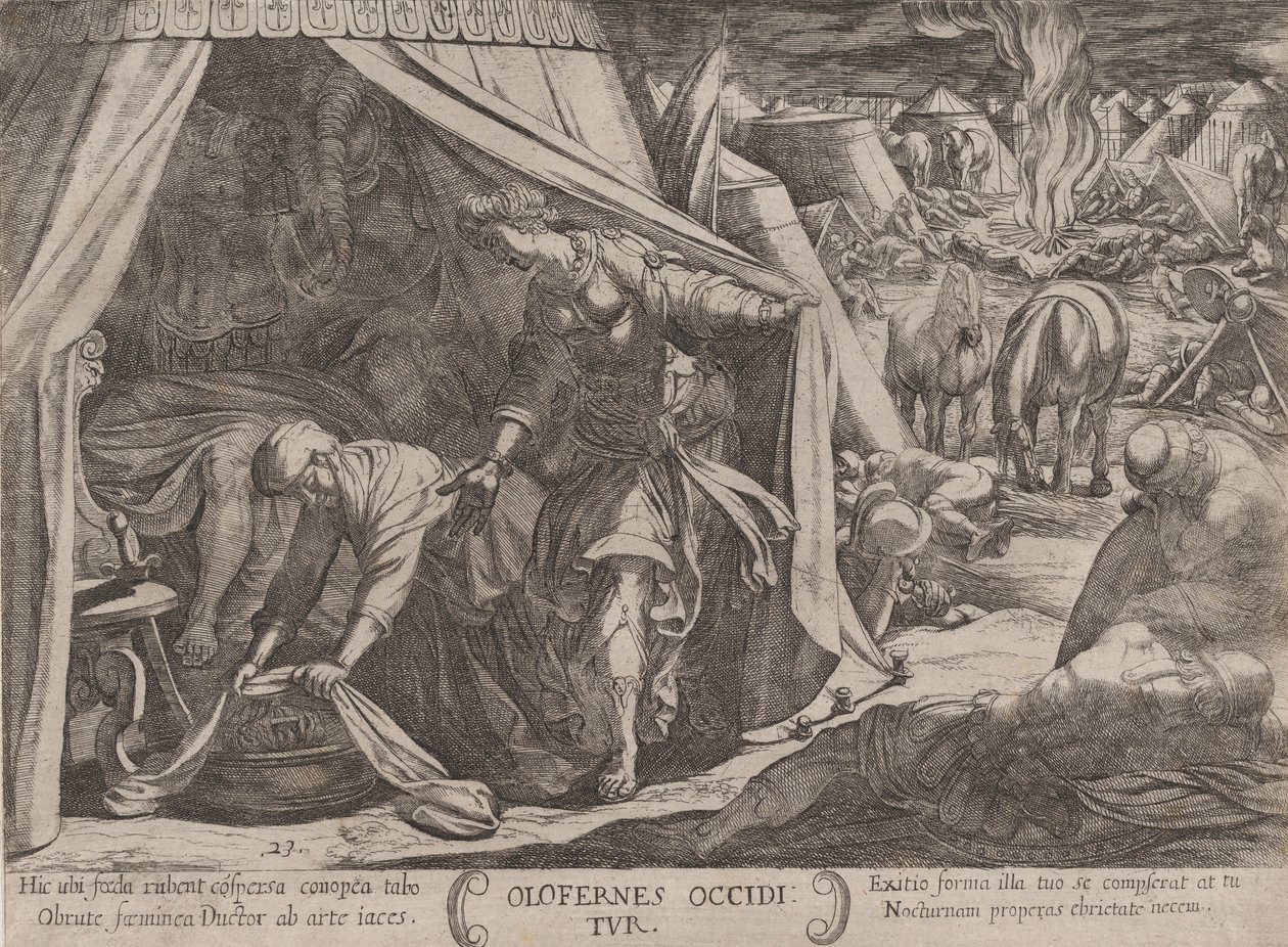 Plåt 23: Judith och Holofernes, från 