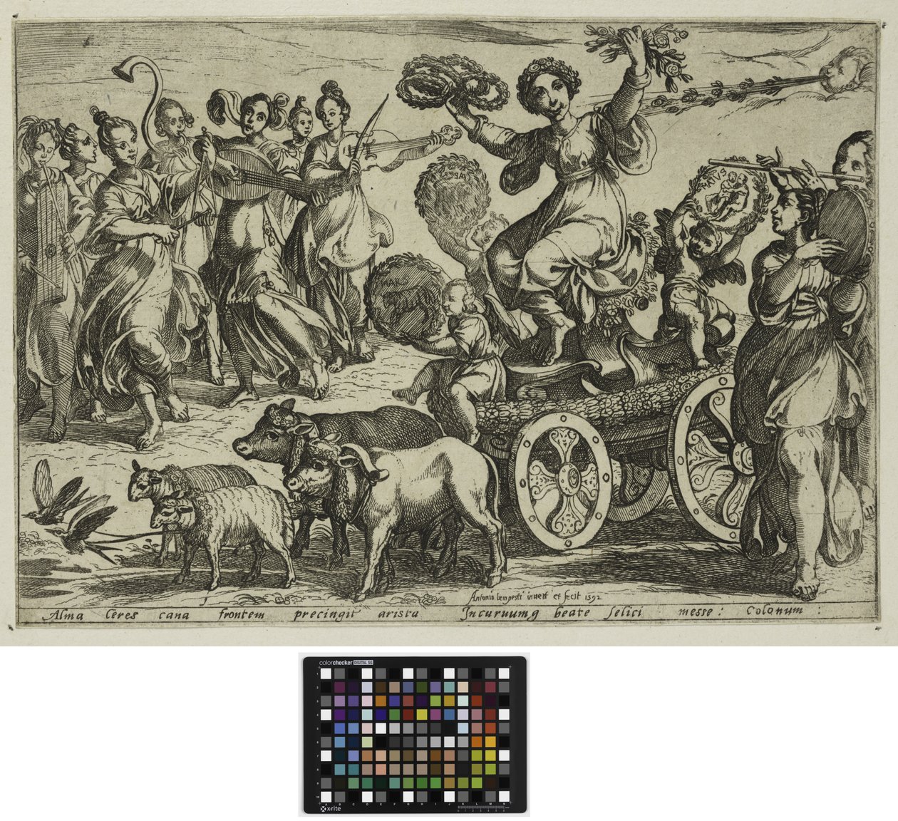 De fyra årstiderna: Våren, 1592 av Antonio Tempesta