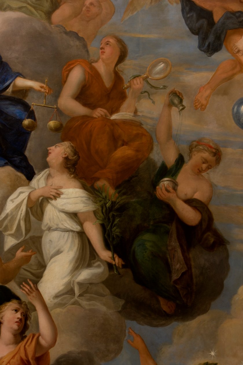 Peace, Pudence and Temperance, detalj från The Queen
