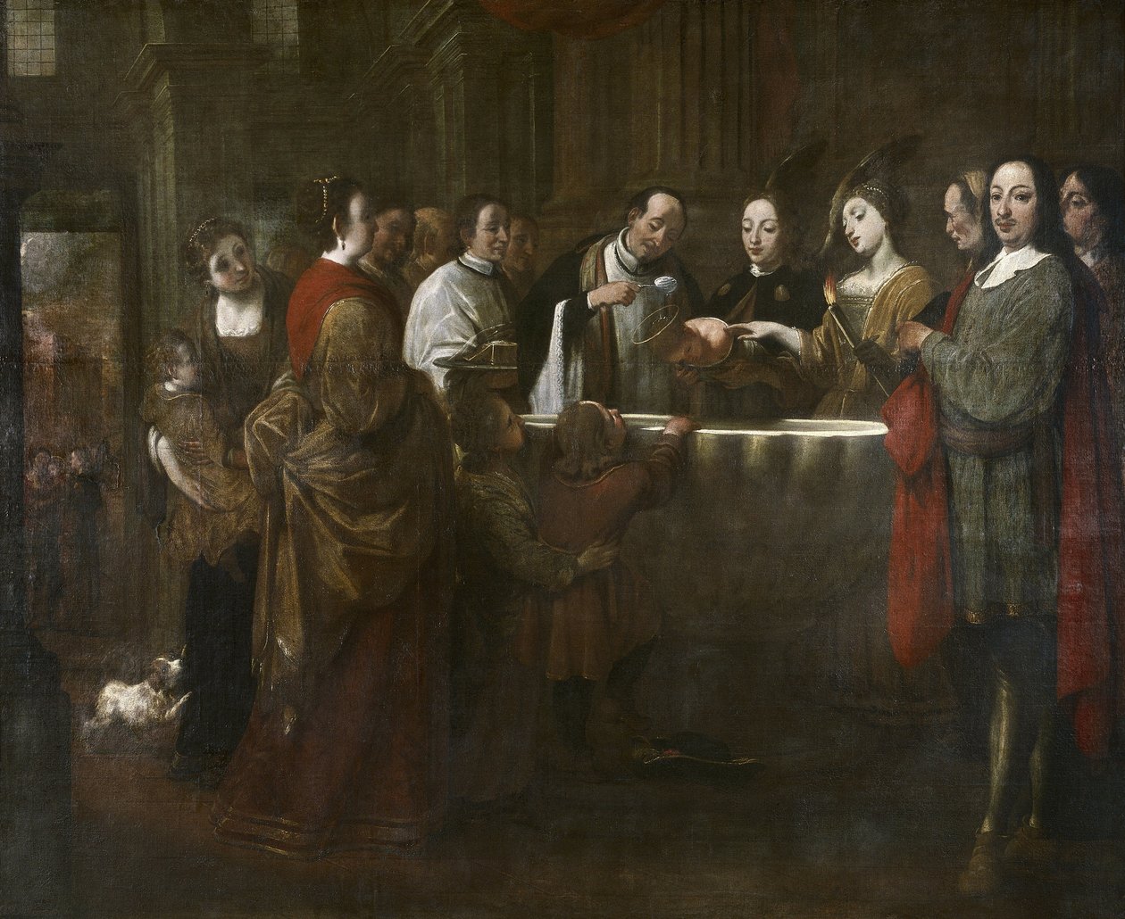 Dop av Saint Francis, ca 1729-33 (olja på duk) av Antonio Viladomat