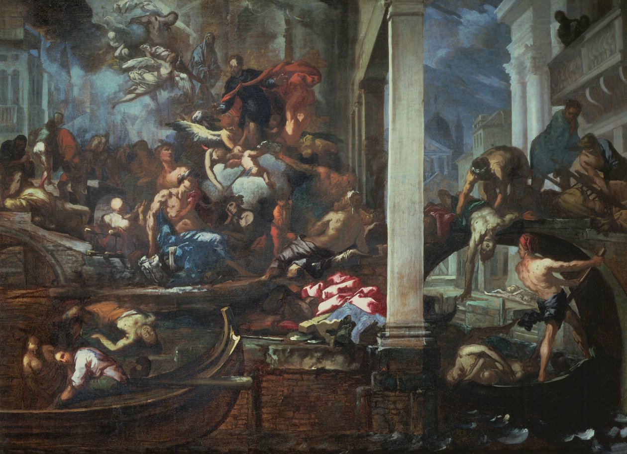 Död i Venedig, 1666 av Antonio Zanchi