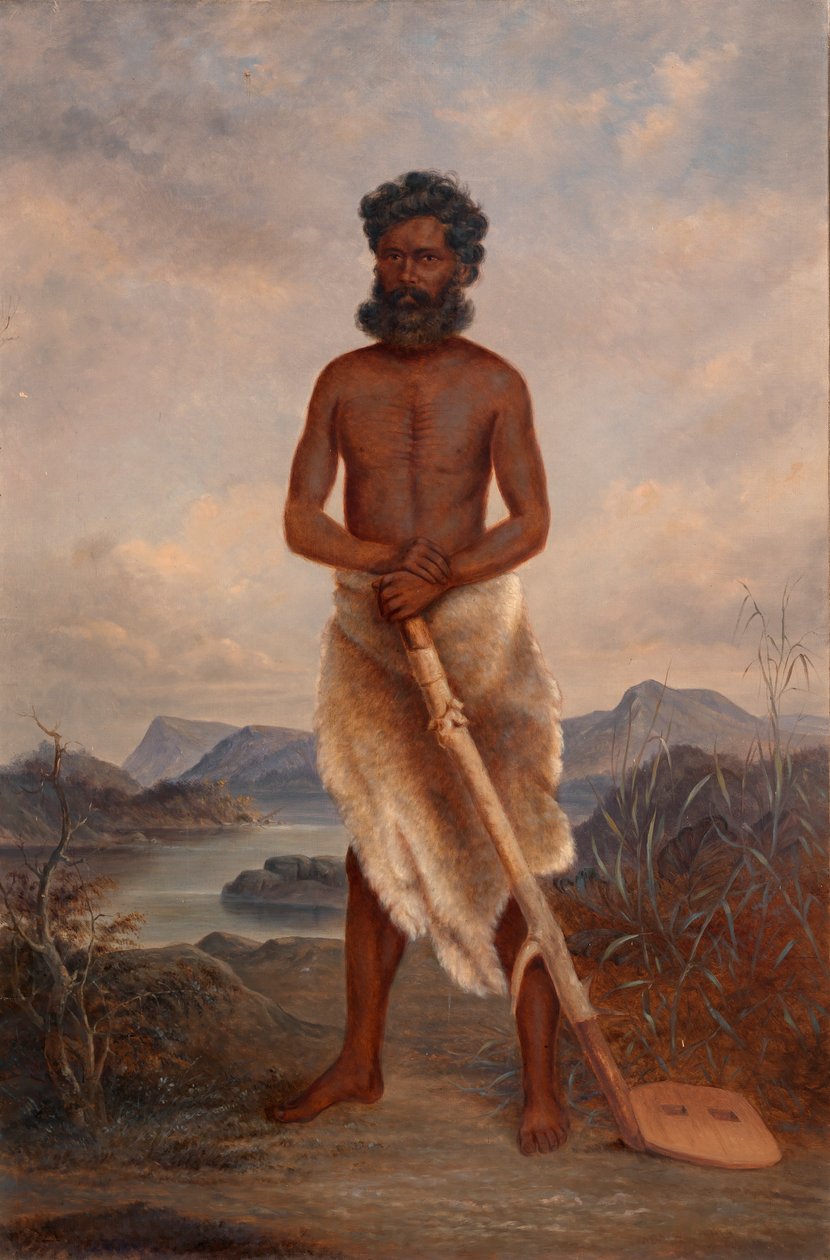 australiensisk man, ca. 1893. av Antonio Zeno Shindler