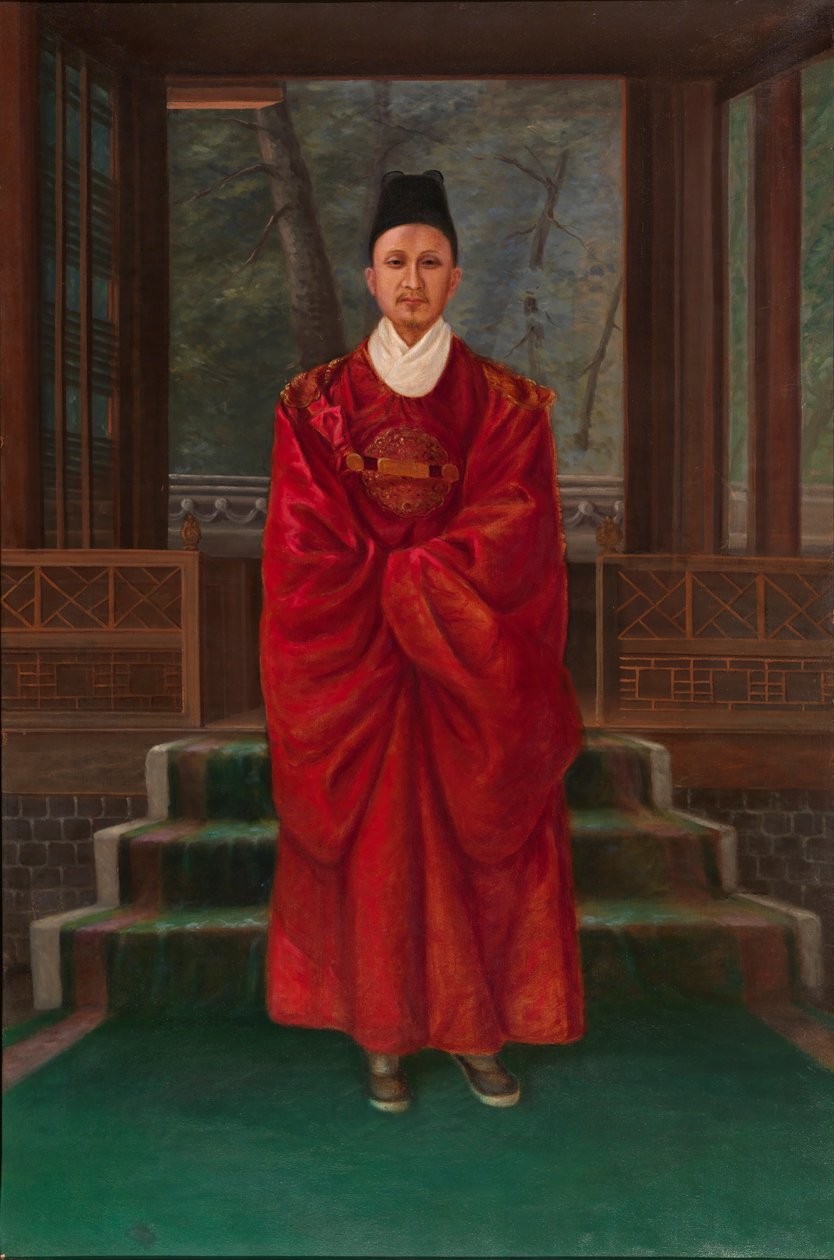 Kung av Korea, ca. 1893. av Antonio Zeno Shindler