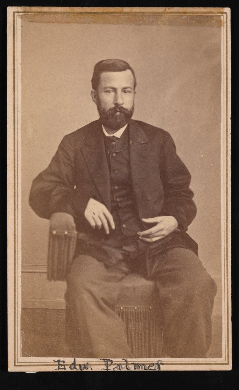 Porträtt av Edward Palmer 1829-1911, 1868-1869. av Antonio Zeno Shindler