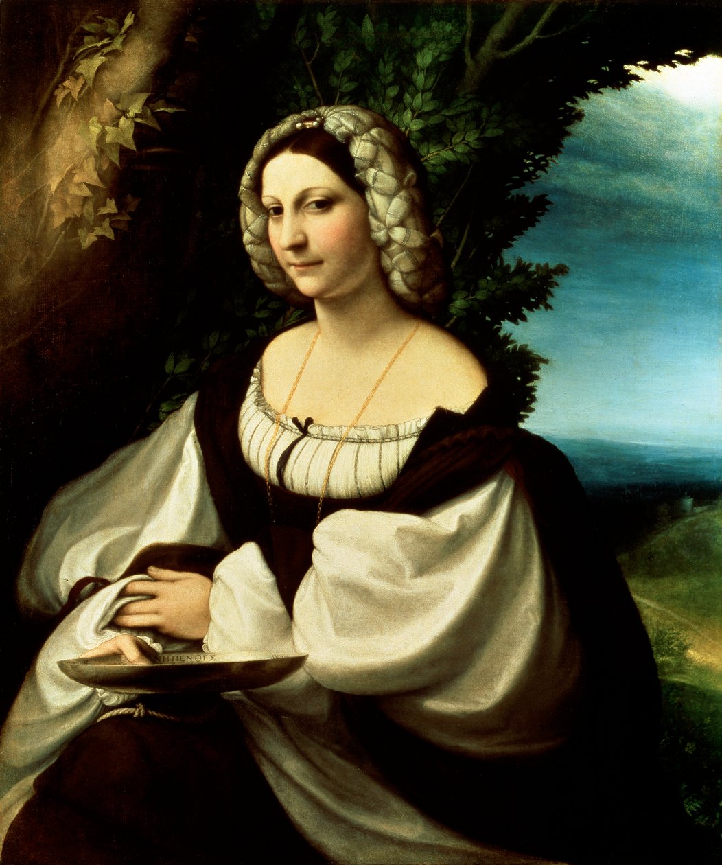 Kvinnoporträtt, c1518. av Antonio da Correggio