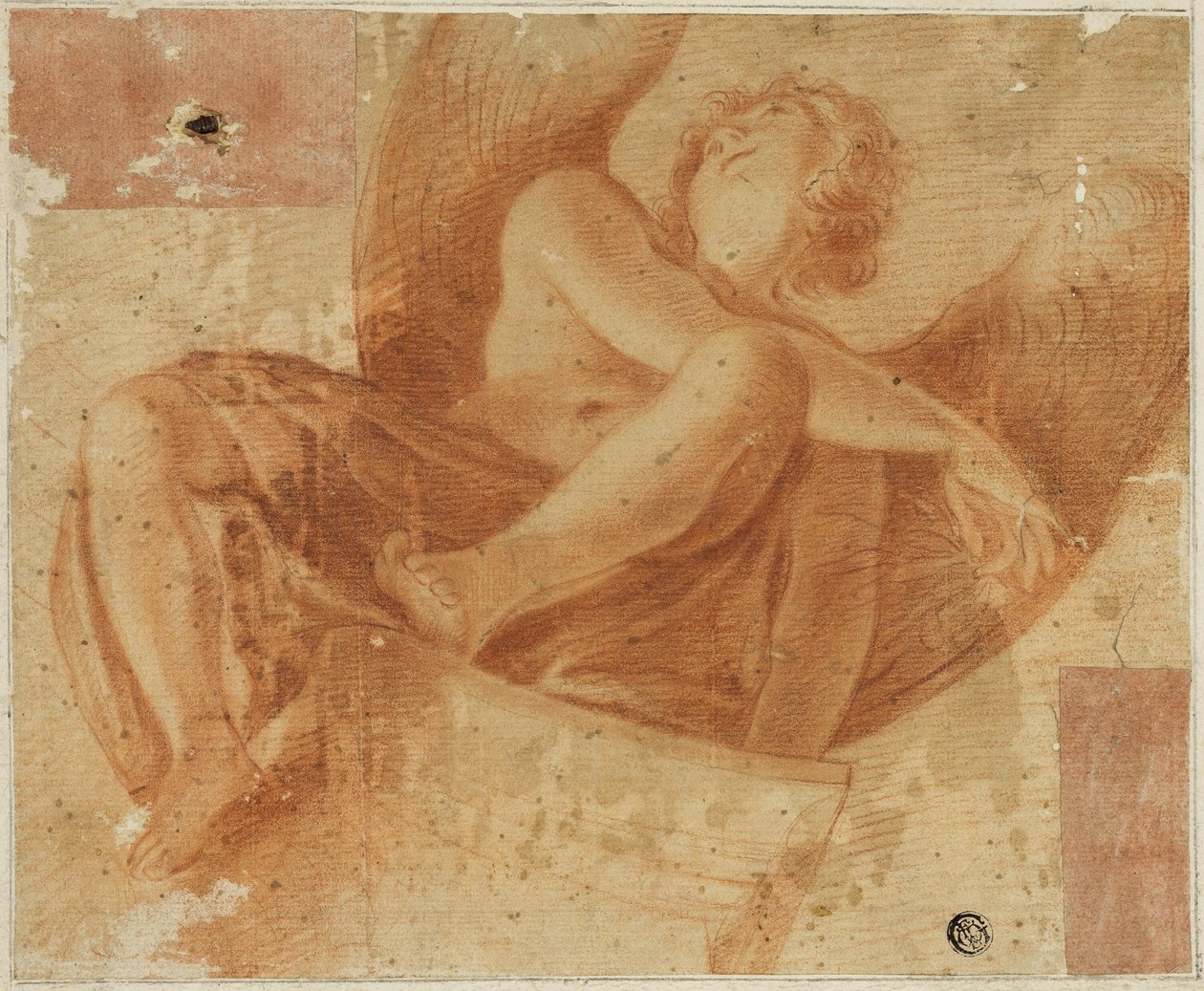 Förkortad ängel av Antonio da Correggio