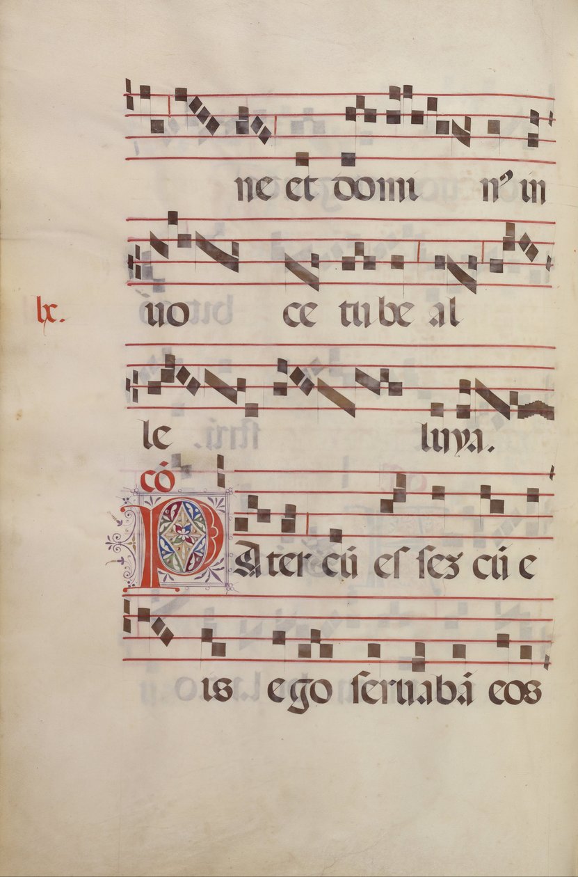 Dekorerad initial P av Antonio da Monza